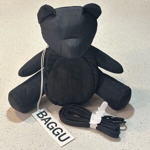 New! BAGGU Bear Bag in Black, new with tags; flawless